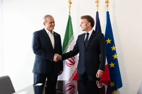 Macron says he discussed Hormuz situation with Iran's president