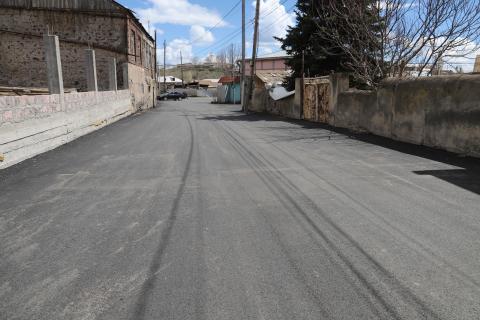 Գավառ քաղաքում ընթանում են ճանապարհաշինական աշխատանքներ