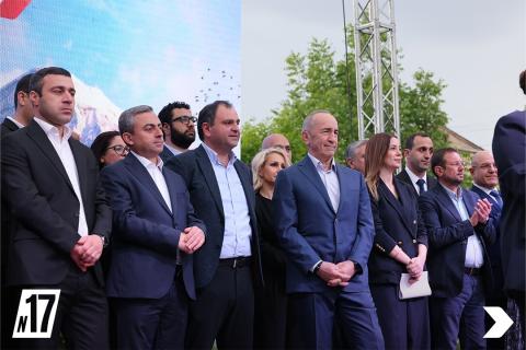 «Հայաստան» դաշինքի ներկայացուցիչները քարոզարշավի առաջին հանդիպմանը պատմել են անվտանգության իրենց մոդելի մասին