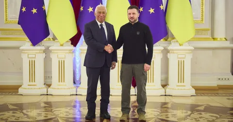 Зеленский и Кошта обсудили дальнейшие шаги на пути к членству Украины в ЕС