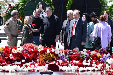 «Քոչարի ազգային վերածնունդ և ազգի զարթոնք» կուսակցությունը քարոզարշավի երկրորդ օրը եղել է Հաղթանակի այգում
