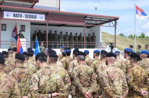 Serbia hosts first joint military exercise with NATO
