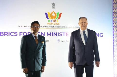 Lavrov arrives in New Delhi