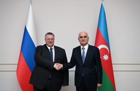 Օվերչուկն ու Մուստաֆաևը քննարկել են Ռուսաստան-Ադրբեջան տնտեսական հարաբերություններին վերաբերող հարցեր