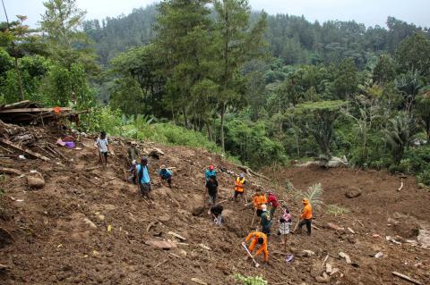 Indonesia mine landslide kills nine