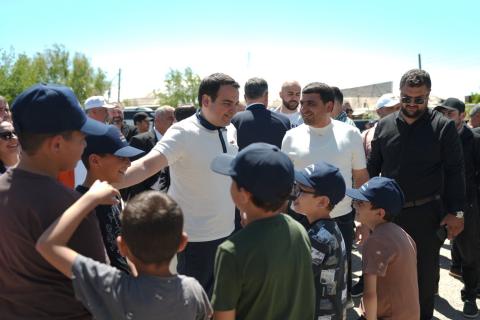 Narek Karapetyan hizo campaña a Armavir y Gegharkunik