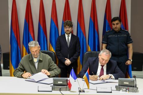 Armenian Rescue Service, France’s ASPEBE sign MoU to strengthen emergency response cooperation