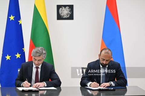 Հայաստանն ու Լիտվան դարձան ռազմավարական գործընկերներ. Արարատ Միրզոյան