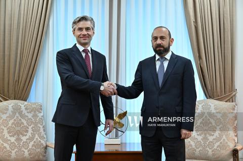 სომხეთისა და ლიეტუვის საგარეო საქმეთა მინისტრების ერთობლივი პრესკონფერენცია