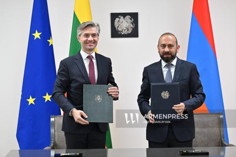 სომხეთმა და ლიეტუვამ სტრატეგიული პარტნიორობის დოკუმენტს მოაწერეს ხელი