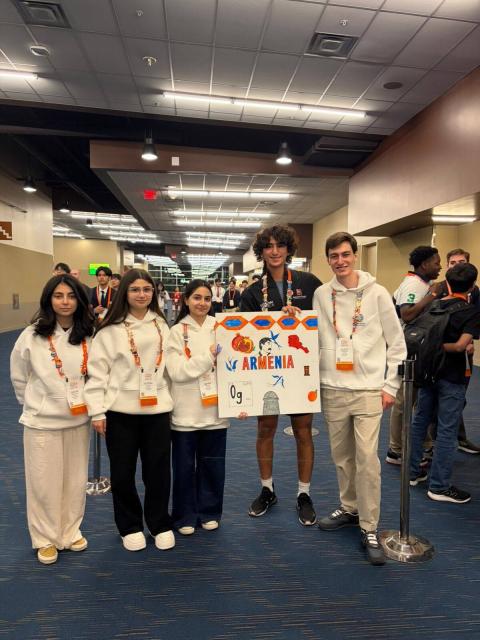 Armenian student wins award at Regeneron ISEF in Physics and Astronomy category