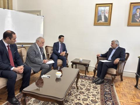 Գրիգոր Հակոբյանն ու Համիդ Ղամբարին քննարկել են Հայաստան-Իրան տնտեսական օրակարգին առնչվող հարցեր