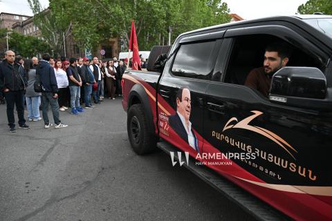 «Բարգավաճ Հայաստան» կուսակցության անդամները քարոզարշավ են իրականացրել Գեղարքունիքի մարզում