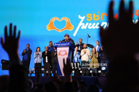 «Քաղաքացիական պայմանագիր» կուսակցությունը Գավառում մեծ հանրահավաք է անցկացրել