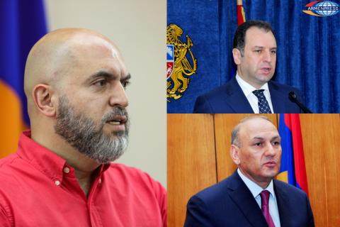 Պաշտոնեական լիազորությունների չարաշահման և փողերի լվացման գործով ձերբակալման որոշում է կայացվել Արմեն Աշոտյանի, Վիգեն Սարգսյանի, Գագիկ Խաչատրյանի, այլ անձանց նկատմամբ