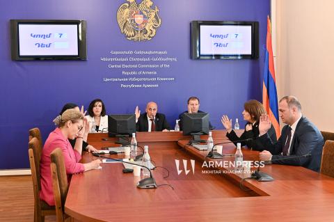 Կենտրոնական ընտրական հանձնաժողովի նիստ