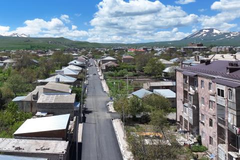Մարտունի քաղաքի Չարենց փողոցի հիմնանորոգման աշխատանքներն ավարտված են