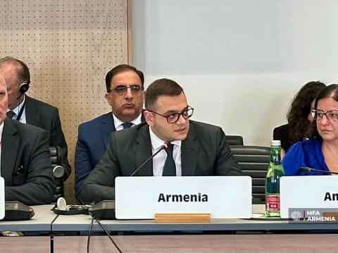 Armenian Deputy FM addresses OSCE Annual Security Review Conference