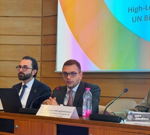 ՀՀ ԱԳ փոխնախարարը ՅՈՒՆԵՍԿՕ-ի կենտրոնակայանում մասնակցել է Կենսաբազմազանության COP17-ին նվիրված բարձրաստիճան ճեպազրույցին