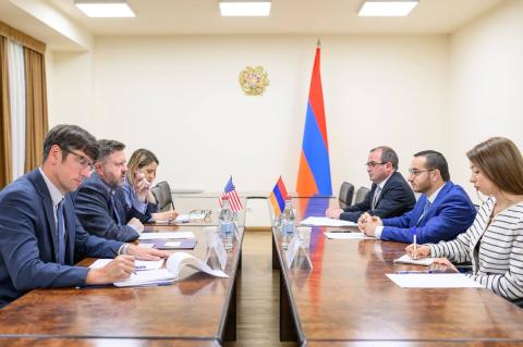 ՀՀ ԲՏԱ նախարարը հանդիպել է ՀՀ-ում ԱՄՆ գործերի ժամանակավոր հավատարմատարի հետ