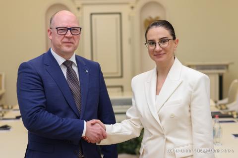 Հայաստանի գլխավոր դատախազն ընդունել է Լատվիայի գործընկերոջը