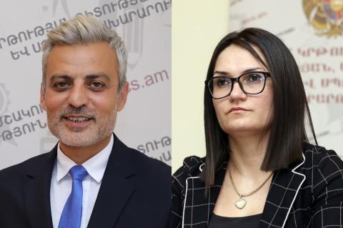 Դանիել Դանիելյանը և Հասմիկ Ավագյանն ազատվել են ԿԳՄՍ փոխնախարարների պաշտոններից