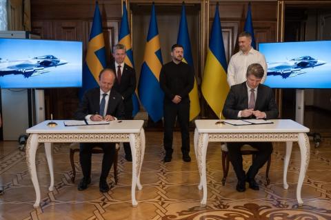 Украина подписала со Швецией новое соглашение о покупке истребителей