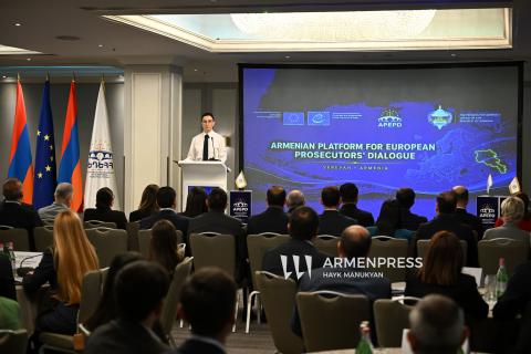 «Եվրոպական դատախազների երկխոսության հայկական հարթակ» երկօրյա միջոցառման բացումը