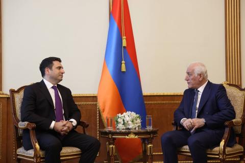 ԱԺ նախագահը հանդիպել է ՀՀ նախագահի հետ