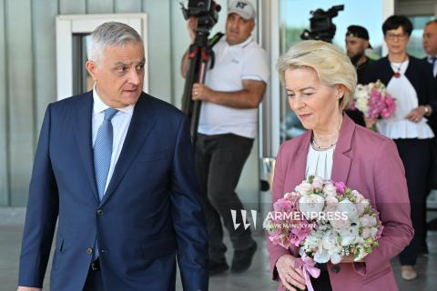 Եվրոպական հանձնաժողովի նախագահ Ուրսուլա ֆոն դեր Լայենի դիմավորման արարողությունը
