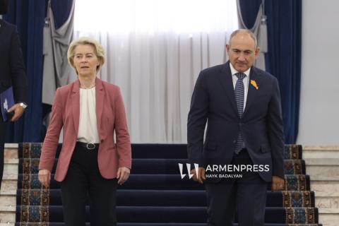 Նիկոլ Փաշինյանը և Ուրսուլա ֆոն դեր Լայենը հանդես են գալիս հայտարարությամբ
