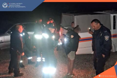 Փրկարարները հայտնաբերվել են մոլորված քաղաքացուն
