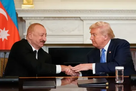 Այսօր Հայաստանն ու Ադրբեջանն ապրում են խաղաղության մեջ. Ալիևը շնորհավորել է Թրամփին և ընդգծել վերջինիս դերը