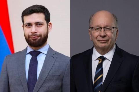 Վահան Կոստանյանը հեռախոսազրույց է ունեցել Շվեդիայի ԱԳՆ պետքարտուղարի հետ