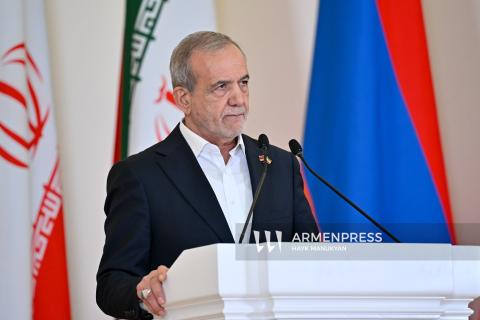 Փեզեշքիանը հայերենով շնորհակալություն է հայտնել Փաշինյանին՝ Ալի Խամենեիի հրաժեշտի արարողությանը մասնակցելու համար