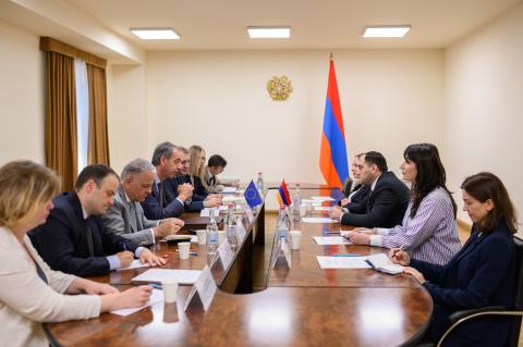 ԲՏԱ փոխնախարարն ընդունել է Հայաստանում ԵՄ գործընկերության նորաստեղծ առաքելության պատվիրակությանը
