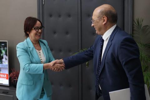 Դեսպան Տիգրան Մկրտչյանն ու Ալբանիայի խորհրդարանի փոխնախագահը քննարկել են  համագործակցությանը վերաբերող հարցեր
