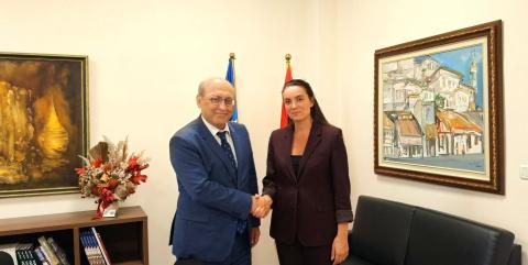 Դեսպան Տիգրան Մկրտչյանն ու Ալբանիայի  զբոսաշրջության, մշակույթի և սպորտի փոխնախարարը քննարկել են համագործակցության զարգացման հնարավորությունները