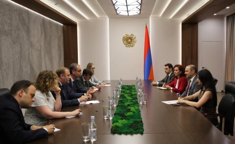 ՀՀ ԱԽ քարտուղարն ընդունել է Հայաստանում ԵՄ նոր գործընկերության առաքելության պատվիրակությանը