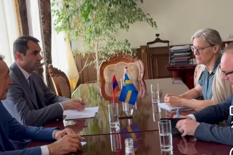 در استانداری گغارکونیک، فرصتهای گسترش همکاریهای متقابل سودمند میان ارمنستان و سوئد بررسی شد