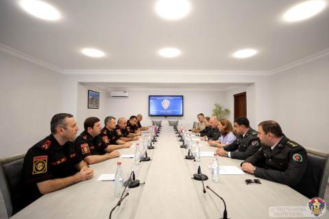 Եռօրյա այցով Հայաստանում է գտնվում Վրաստանի պաշտպանության ուժերի ռազմական ոստիկանության դեպարտամենտի պետը