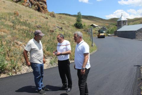 Հիմնանորոգվում է Ակունքի գերեզմանոց տանող ճանապարհը