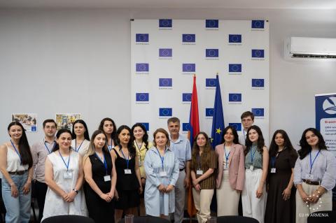 ՀՀ-ում ԵՄ պատվիրակության ներկայացուցիչները հանդիպել են «Էրազմուս Մունդուս» ծրագրի հայ ուսանողների հետ