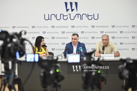 ჰაკობ ღაღანჩიანის თეატრის გახსნისა და პრემიერისადმი მიძღვნილი პრესკონფერენცია