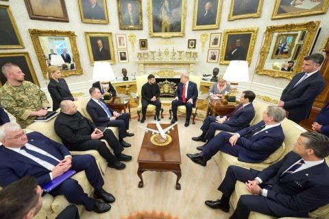 Рубио, Хегсет и Бессент присутствовали на встрече Трампа и Зеленского