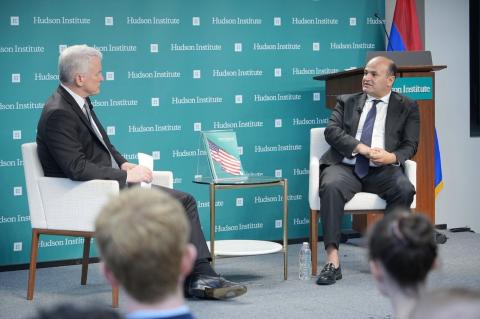 Hudson Institute–ը վարչապետ Փաշինյանին ներկայացրել է որպես Հարավային Կովկասում խաղաղության նոր ճարտարապետության ձևավորման առանցքային դեմքերից մեկը