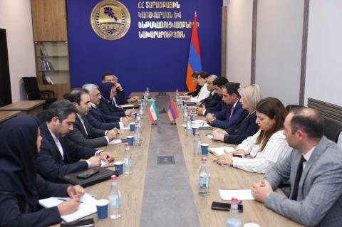 Խուդաթյանն Իրանի փոխարտգործնախարարի հետ քննարկել է էներգետիկ և տրանսպորտային ծրագրերը