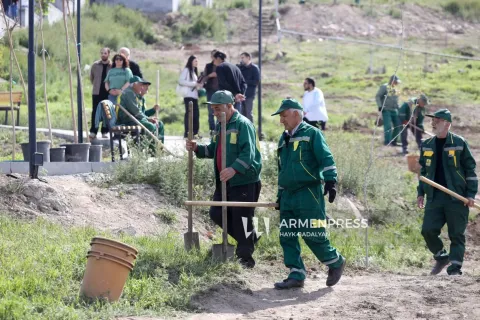 Երևանի Նոր Նորք վարչական շրջանում բակային շաբաթօրյակ է անցկացվել
