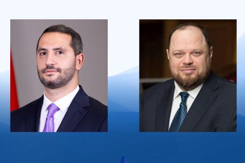 Armenian, Ukrainian parliament speakers discuss cooperation agenda