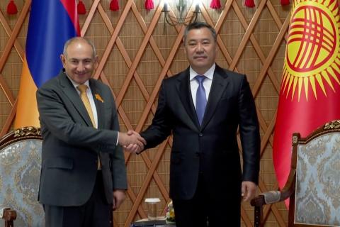 Pashinyan meets President of Kyrgyzstan Sadyr Japarov